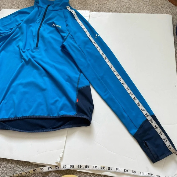 Vaude Mens Pullover Lightweight Jacket Top Blue Size L Athletic Outdoor Wear - Picture 10 of 10